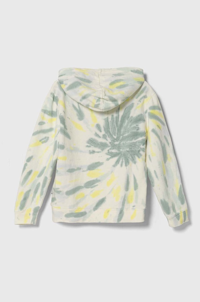 Vans bluza dziecięca SPIRAL TIE DYE HOODIE VN000G8ECJL zielony SS24