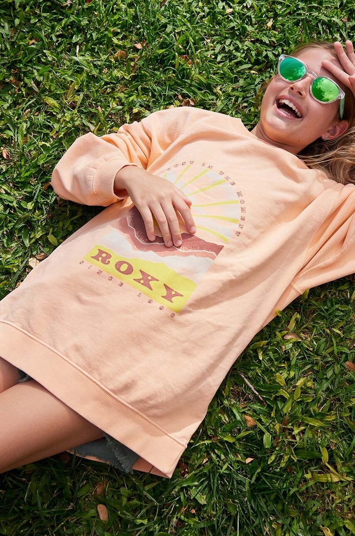 Roxy bluza dziecięca LINEUPCREWRGTER ERGFT03926