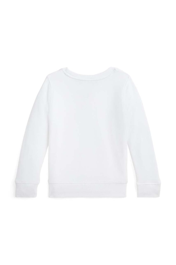 Dětská bavlněná mikina Polo Ralph Lauren 312945063001 bílá AW24