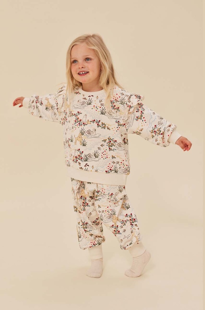 Konges Sløjd hanorac de bumbac pentru copii cu modele multicolor KS100355