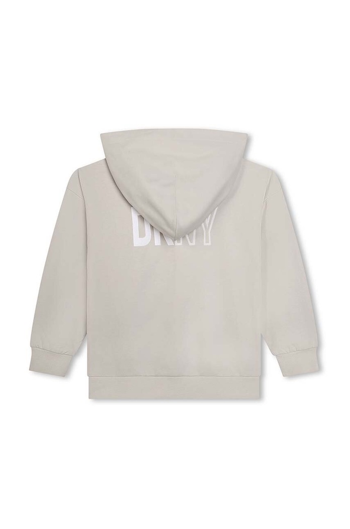 CHLAPEC Dětská bavlněná mikina Dkny D60028.114.150 bílá