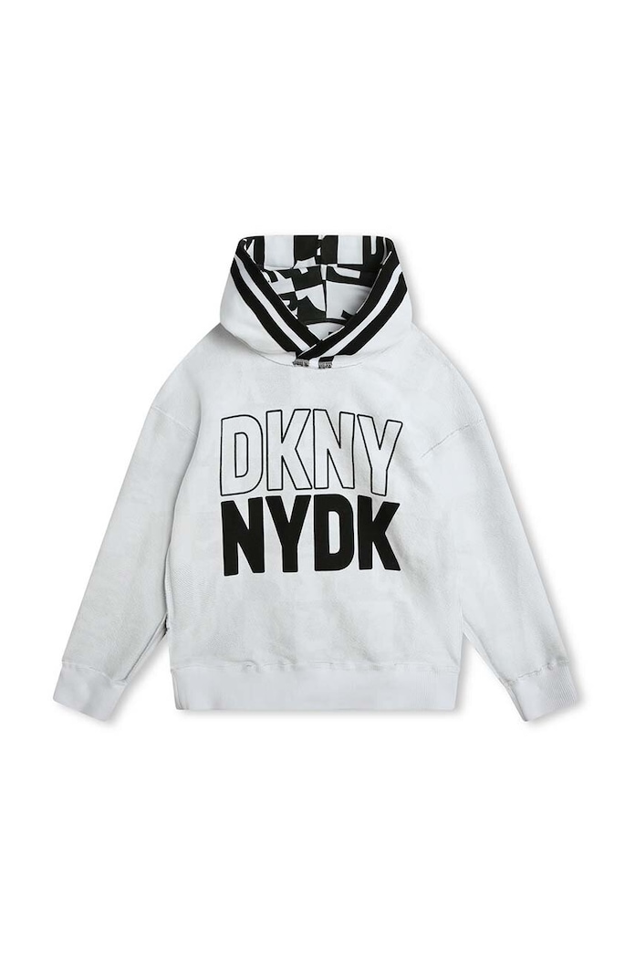Dkny bluza bawełniana dziecięca biały D60031.126.150