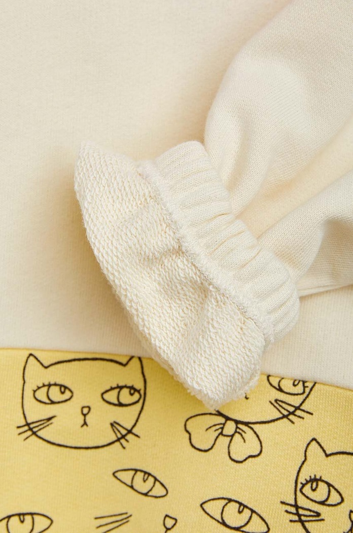Mini Rodini bluza bawełniana dziecięca Cathlethes różowy 2422014228