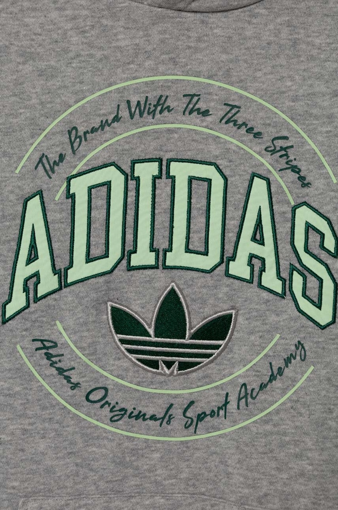 Chłopiec adidas Originals bluza dziecięca IR9620 szary