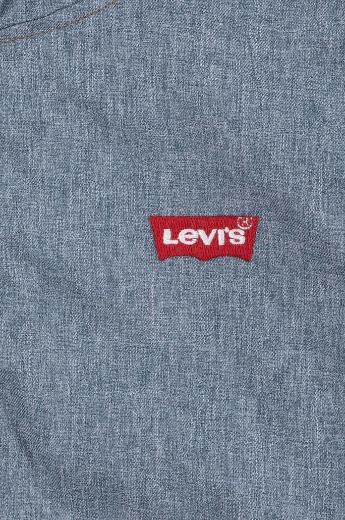 Băieți Levi's Hanorac de bumbac pentru copii LVB CHAMBRAY ANORAK 9EK395 albastru