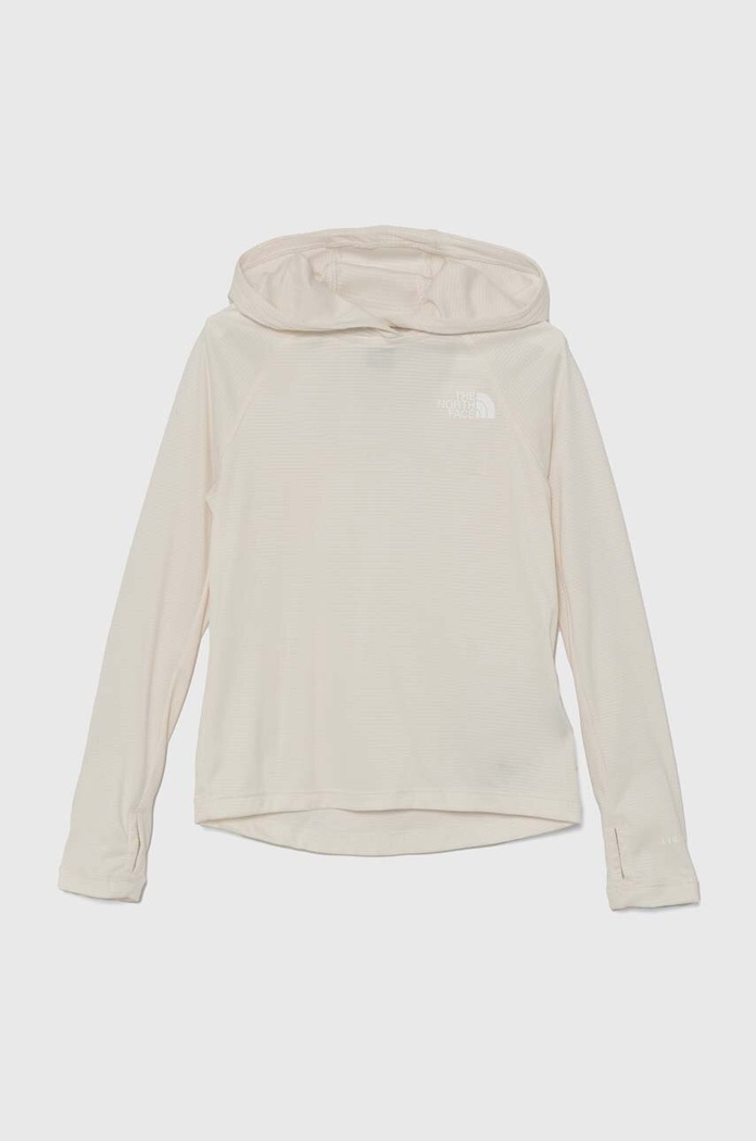 Dětská mikina The North Face SUMMER LT SUN HOODIE s kapucí béžová NF0A88M4