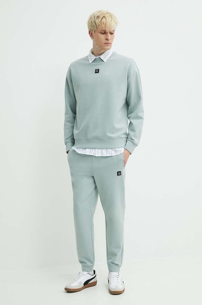 Pulover HUGO 50509270 modra SS24
