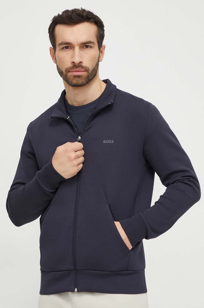 BOSS Green bluza Skaz z elastanem granatowy 50506152