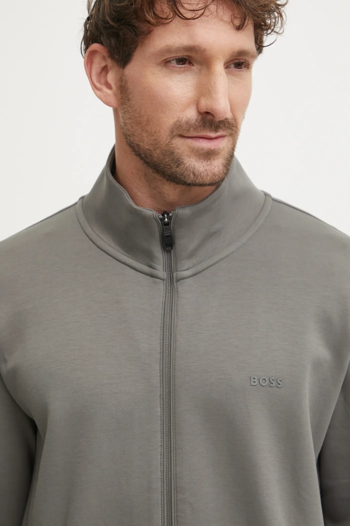 BOSS Green bluza Skaz szary 50506152