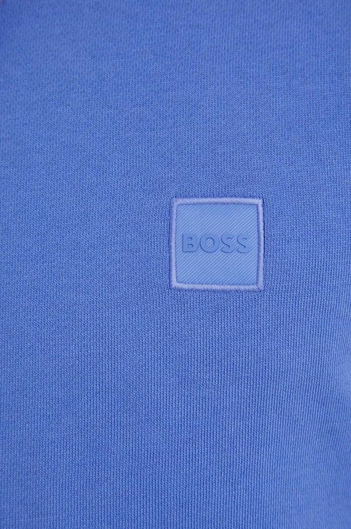 Bluza z kapturem męska bawełniana Wetalk BOSS Orange fioletowy 50509314