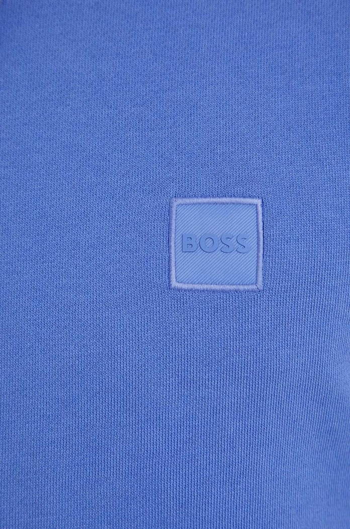 Bluza z kapturem męska bawełniana Wetalk BOSS Orange fioletowy 50509314