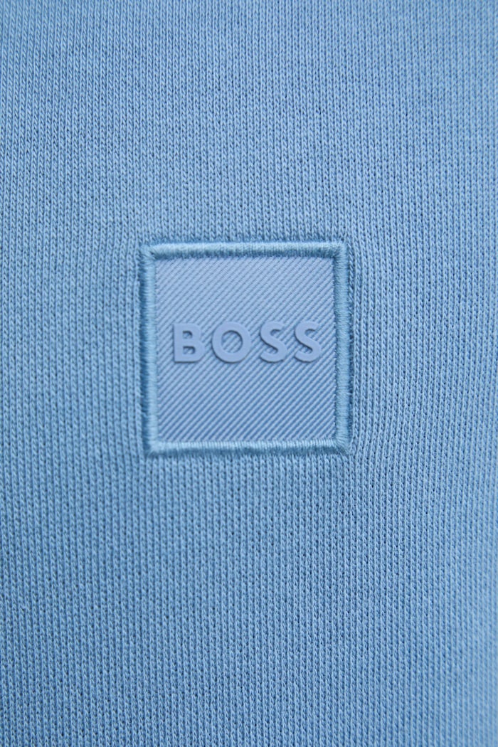Bluza z kapturem męska bawełniana Wetalk BOSS Orange niebieski 50509314