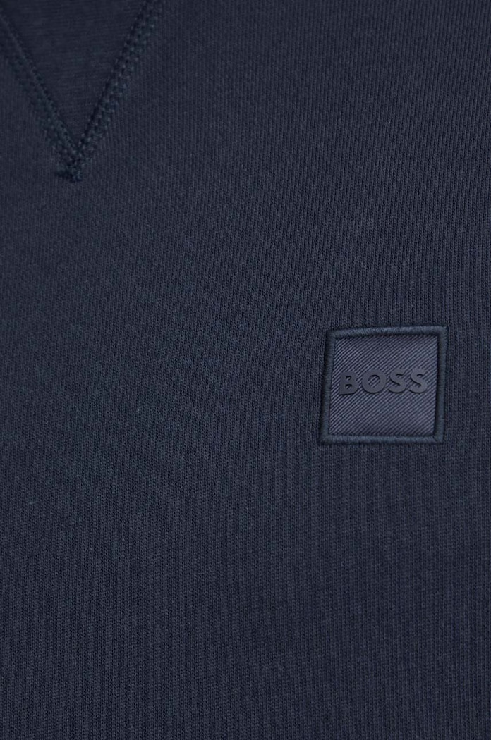 BOSS Orange μπλούζα ανδρική βαμβακερή Westart 50509323 σκούρο μπλε