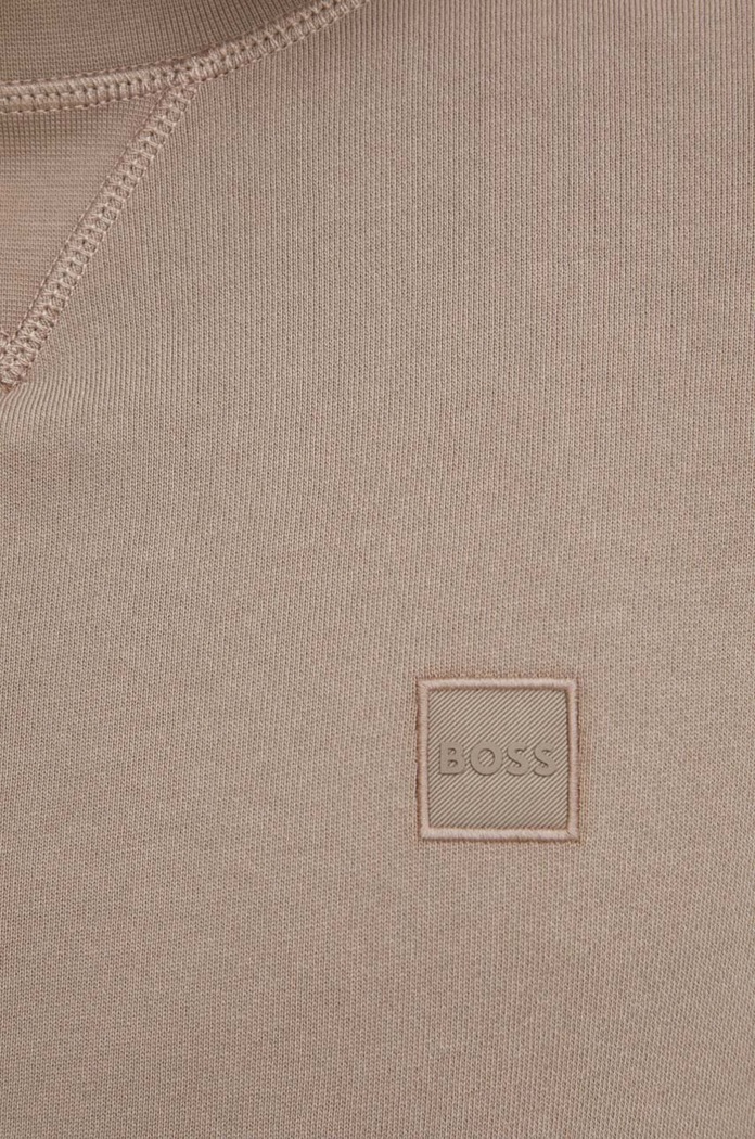 BOSS Orange bluza męska bawełniana Westart 50509323 brązowy