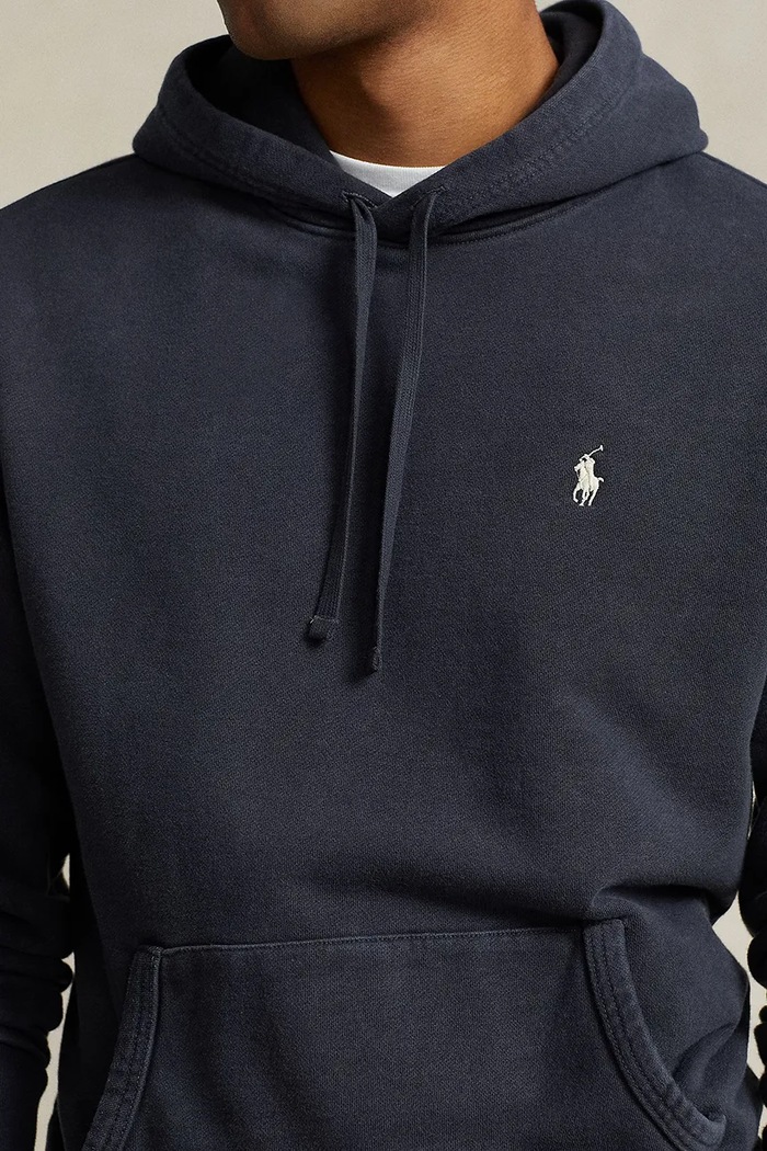 Polo Ralph Lauren bluza z kapturem męska bawełniana granatowy 710916690
