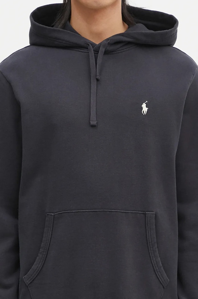 Polo Ralph Lauren hanorac cu glugă din bumbac pentru bărbați bleumarin 710916690