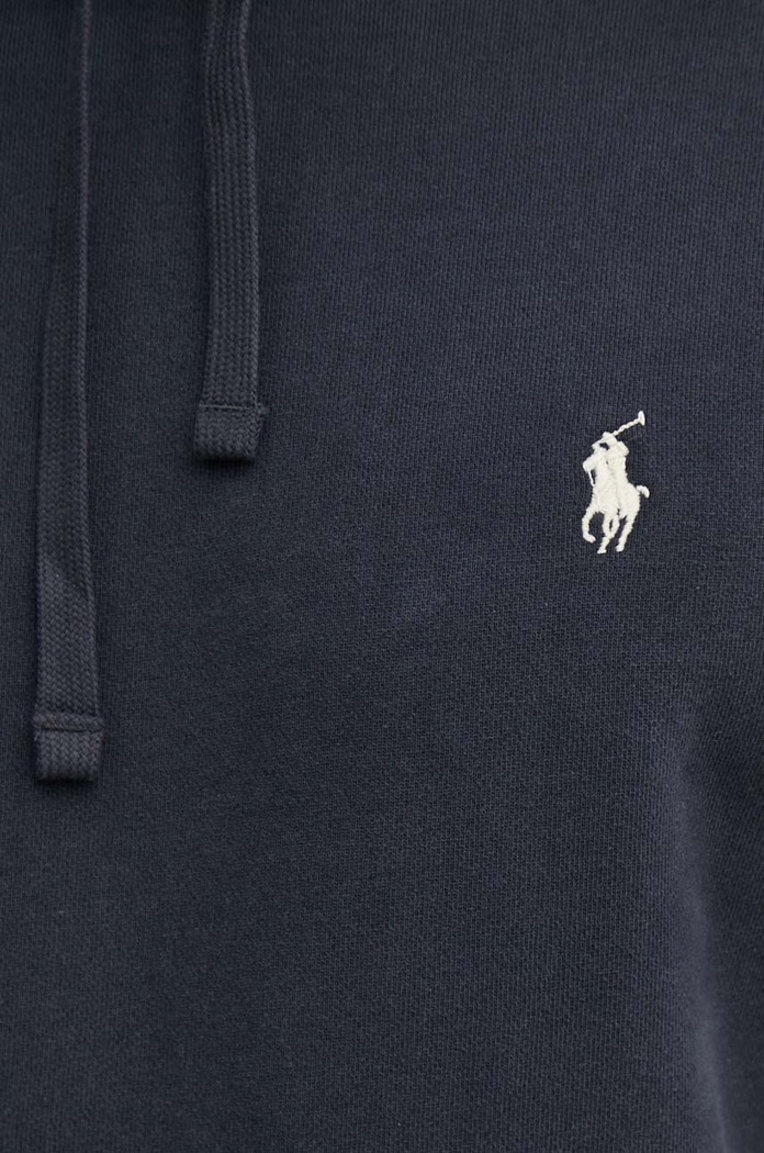 Polo Ralph Lauren hanorac cu glugă bărbătesc din bumbac 710916690 bleumarin