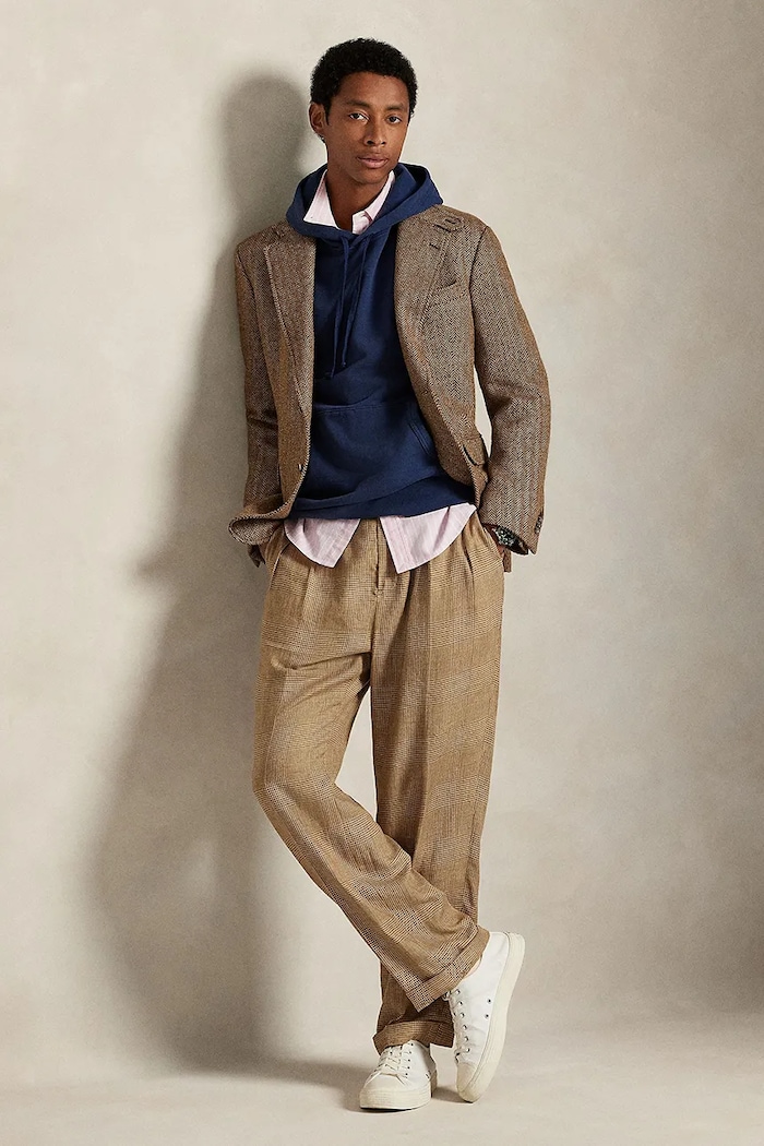 Oblečenie Polo Ralph Lauren mikina s kapucňou pánska bavlnená 710916690 tmavomodrá
