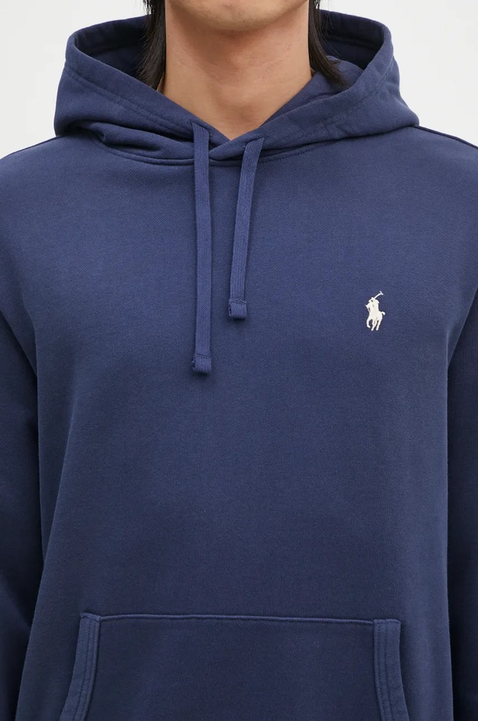 Polo Ralph Lauren hanorac cu glugă din bumbac pentru bărbați bleumarin 710916690