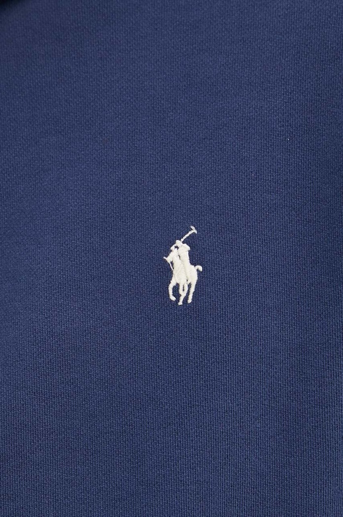Polo Ralph Lauren hanorac cu glugă pentru bărbați din bumbac 710916690 bleumarin