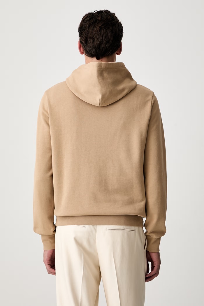 Îmbrăcăminte Polo Ralph Lauren hanorac cu glugă bărbătesc din bumbac 710916690 bej