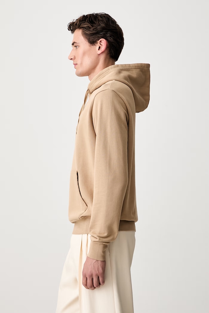 Polo Ralph Lauren hanorac cu glugă bărbătesc din bumbac bej 710916690