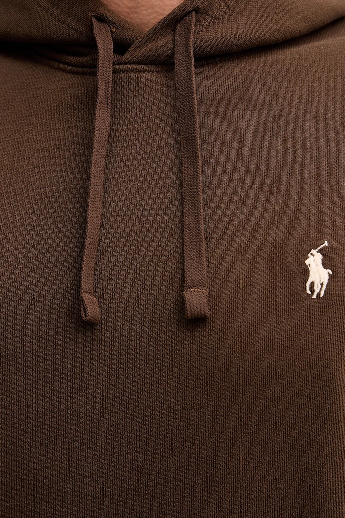 Polo Ralph Lauren dukserica sa kapuljačom muška od pamuka 710916690 smeđa