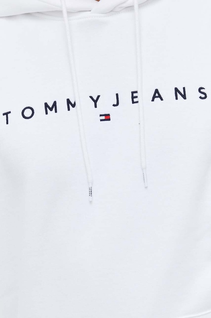 Mikina Tommy Jeans DM0DM17985 bílá