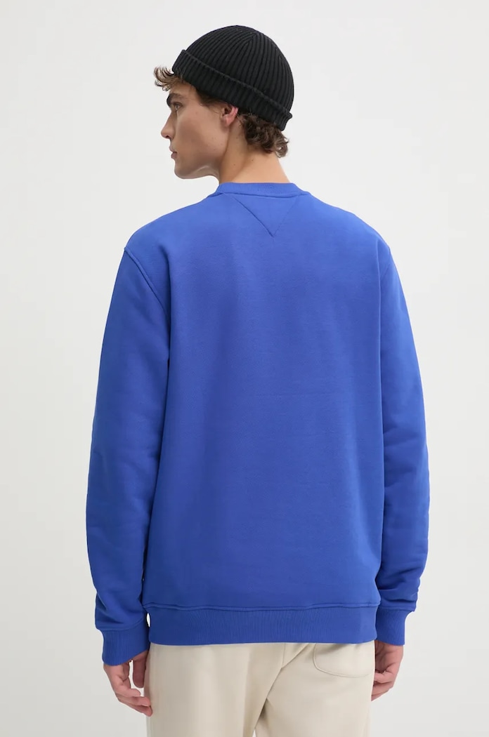 Îmbrăcăminte Tommy Jeans hanorac de bumbac DM0DM17986 albastru