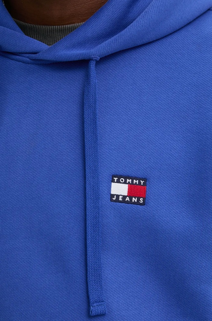 Bavlněná mikina Tommy Jeans DM0DM17988 modrá
