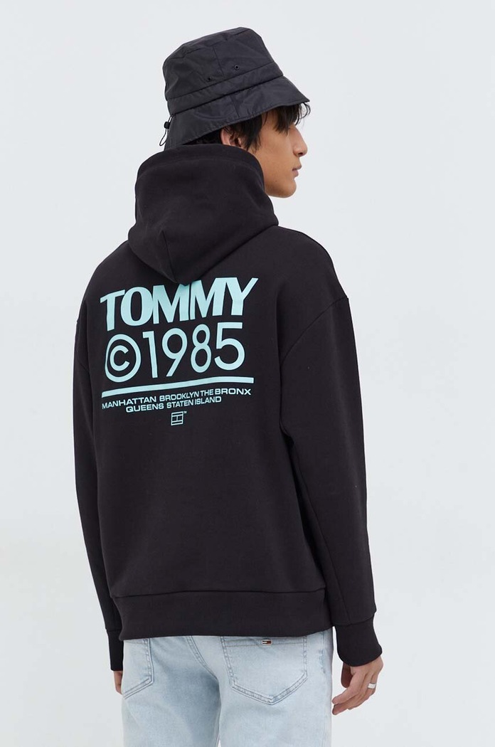 Odzież Tommy Jeans bluza DM0DM18385 czarny