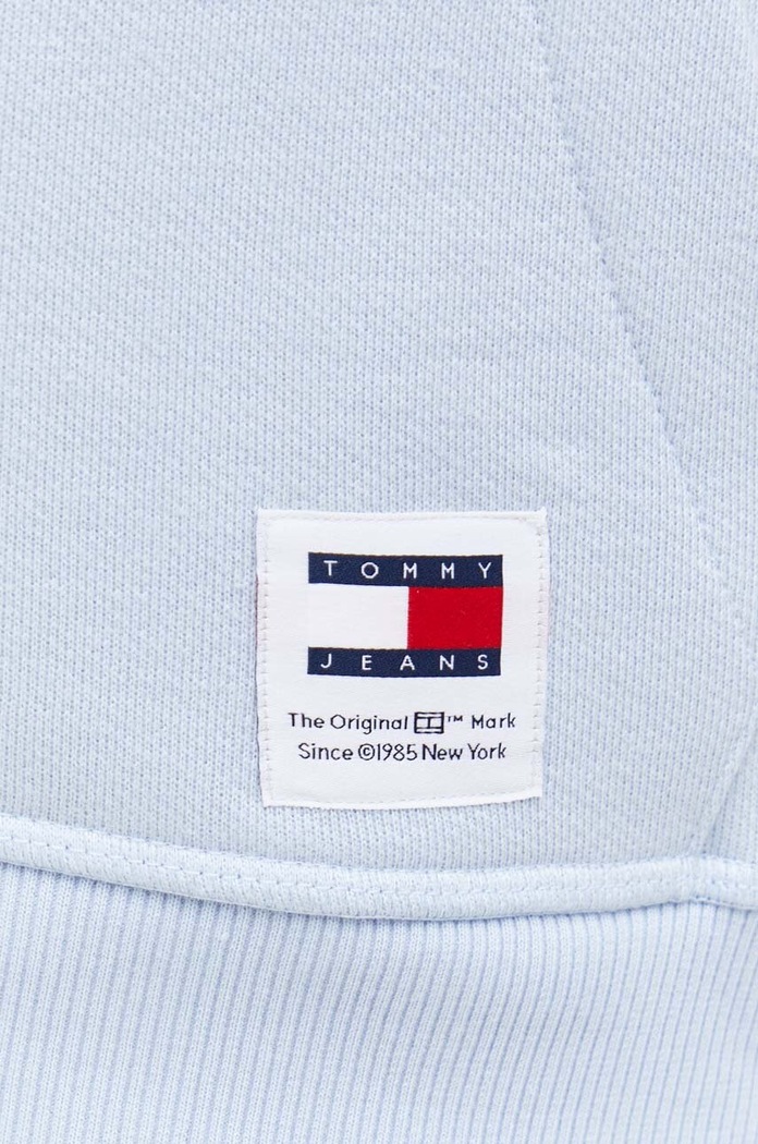 Bavlněná mikina Tommy Jeans DM0DM18413 modrá