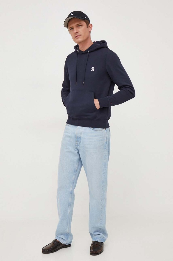 Dukserica Tommy Hilfiger MW0MW33646 mornarsko plava SS24