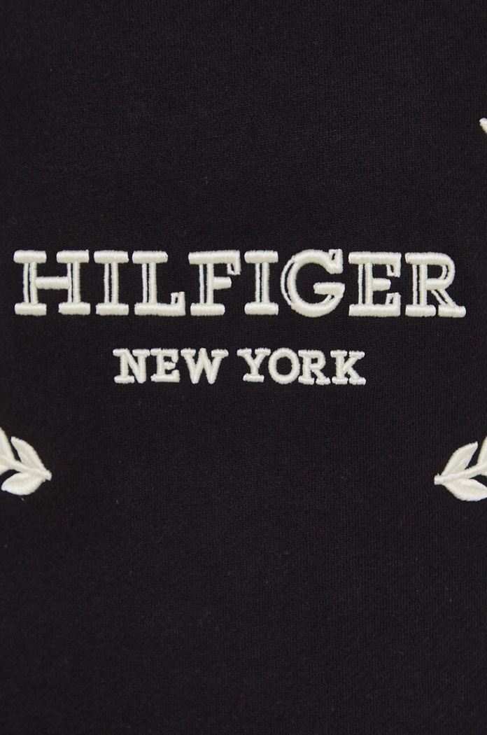 Bavlněná mikina Tommy Hilfiger MW0MW33648 černá
