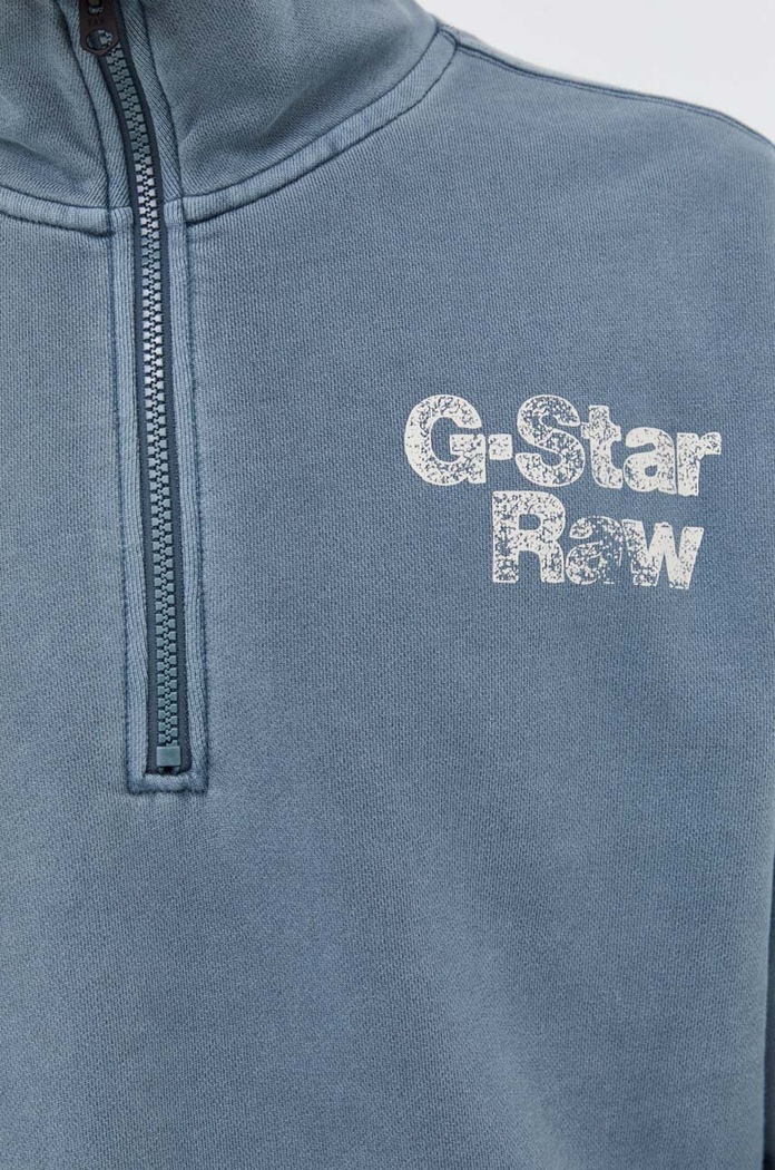 G-Star bluza bawełniana D24666.D249 niebieski