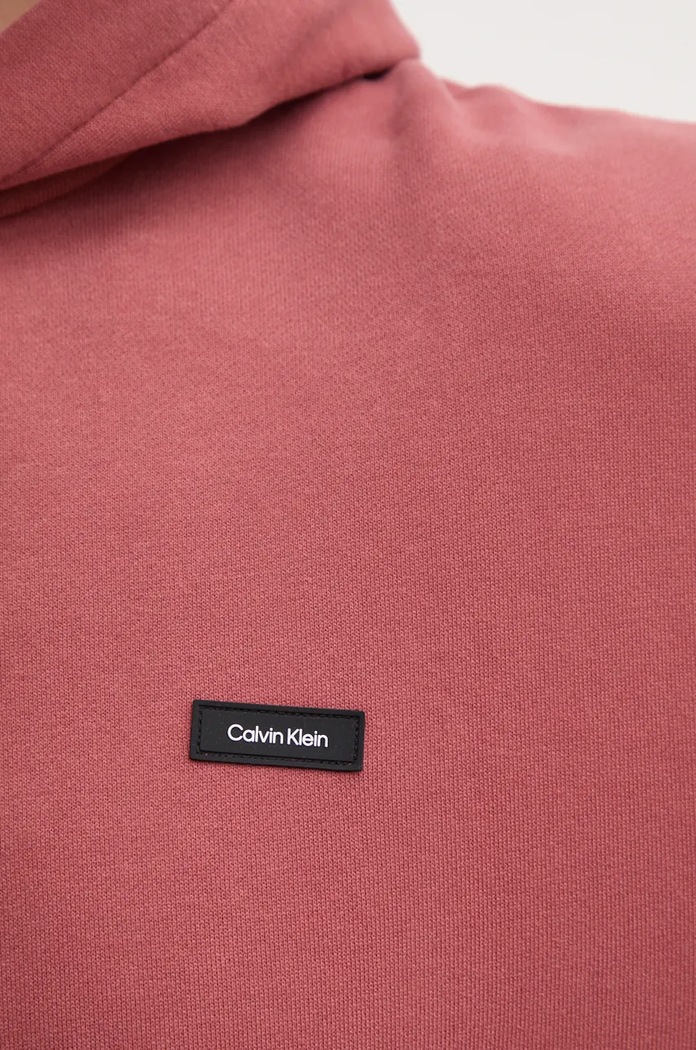 Pamučna dukserica Calvin Klein K10K112748 ljubičasta