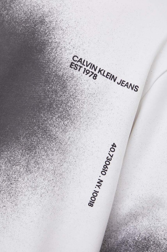 Mikina Calvin Klein Jeans bílá J30J324977