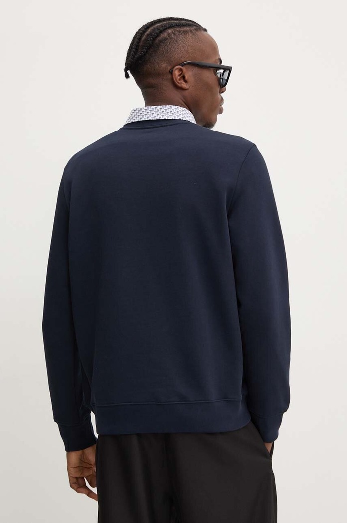 Oblečení Bavlněná mikina PS Paul Smith M2R.027R.KZEBRA námořnická modř