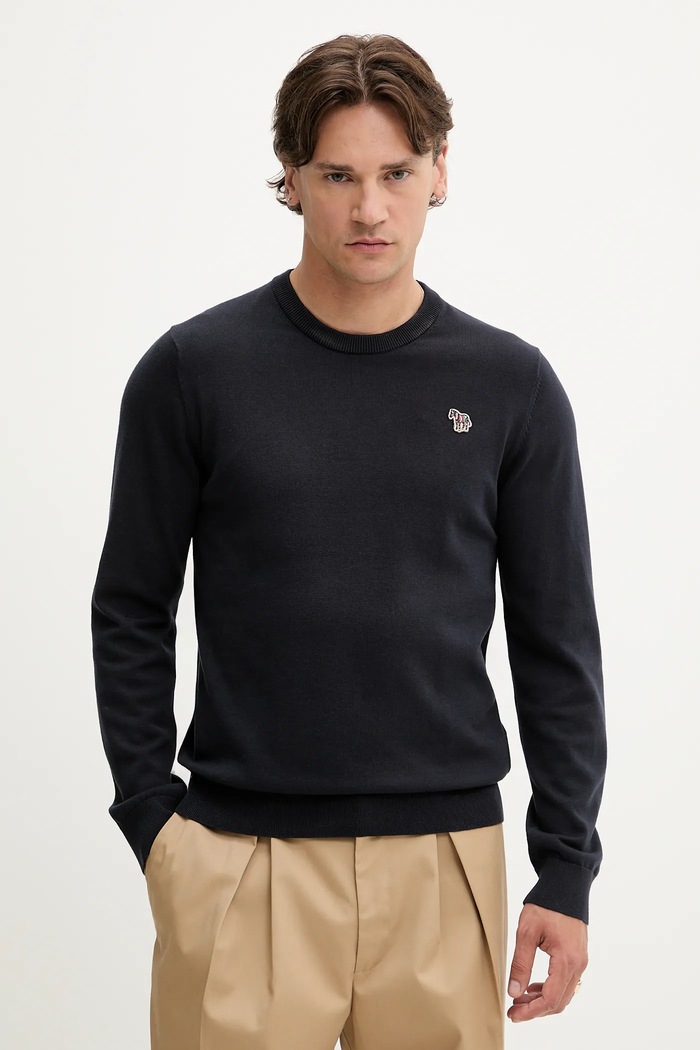 PS Paul Smith Pulover de bumbac bleumarin M2R.503XZ.M21858