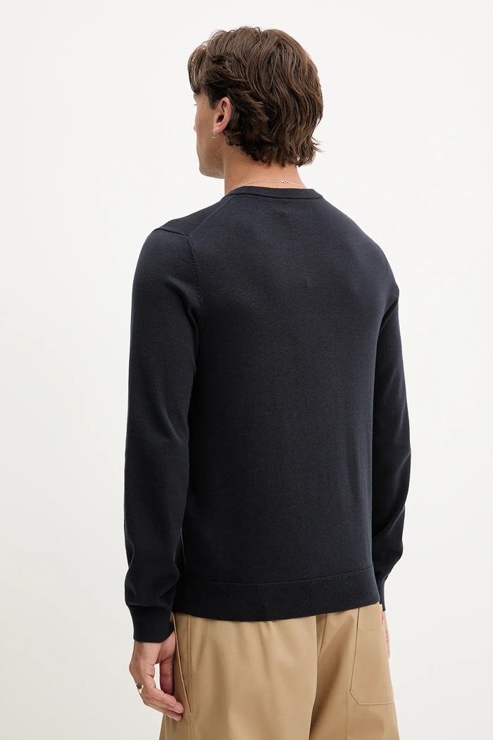 Îmbrăcăminte PS Paul Smith Pulover de bumbac M2R.503XZ.M21858 bleumarin
