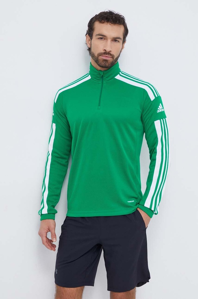 Tréninková mikina adidas Performance Squadra 21 bez kapuce zelená GP6473