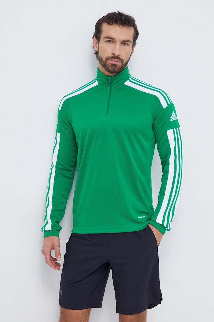 Tréninková mikina adidas Performance Squadra 21 bez kapuce zelená GP6473