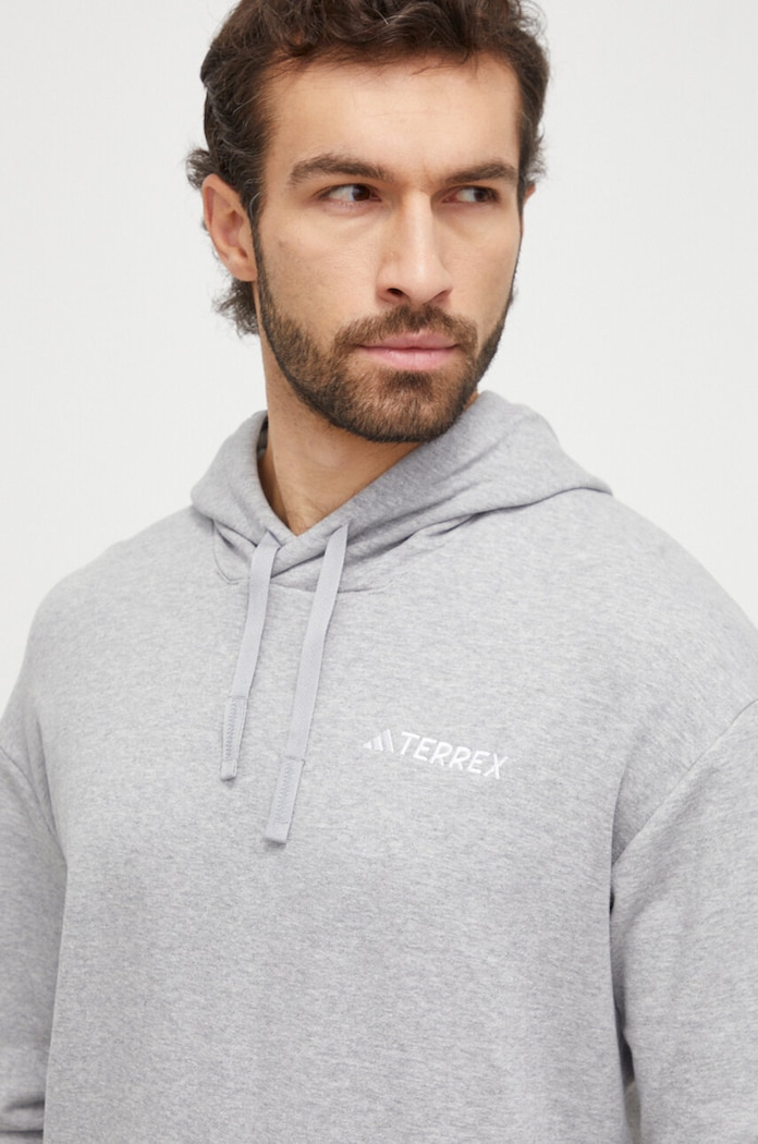 Športová mikina adidas TERREX sivá IB6564