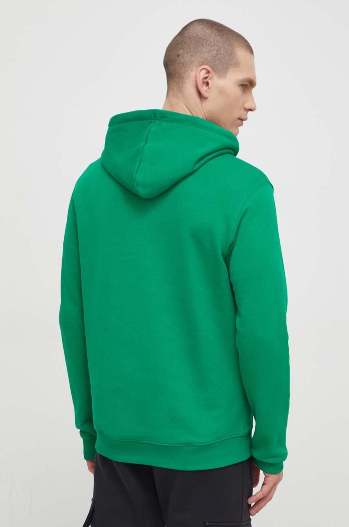 Odzież adidas Originals bluza bawełniana Adicolor Classics Trefoil IM9403 zielony