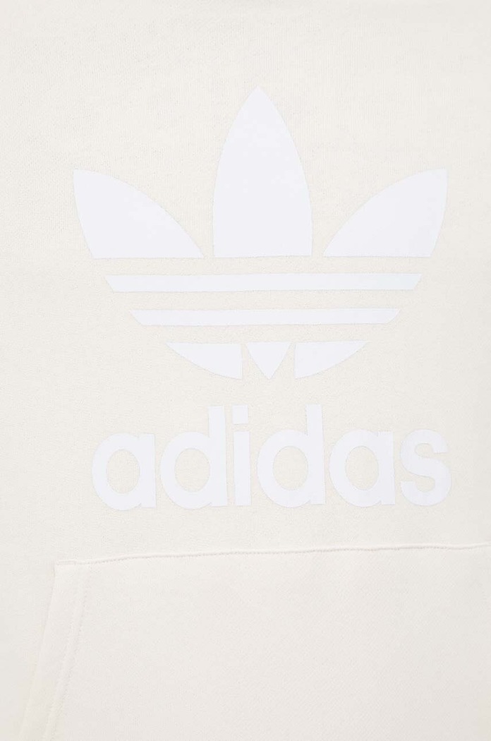 Pamučna dukserica adidas Originals Adicolor Classics Trefoil bež IM9408