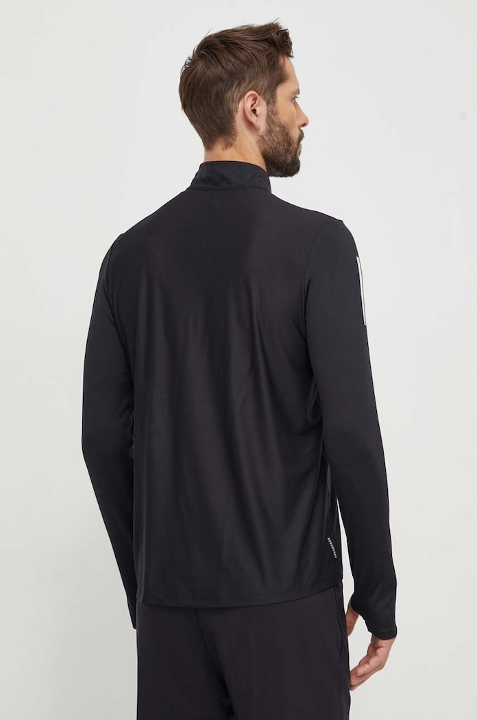 Odzież adidas Performance bluza do biegania Own the Run Own The Run IN1490 czarny