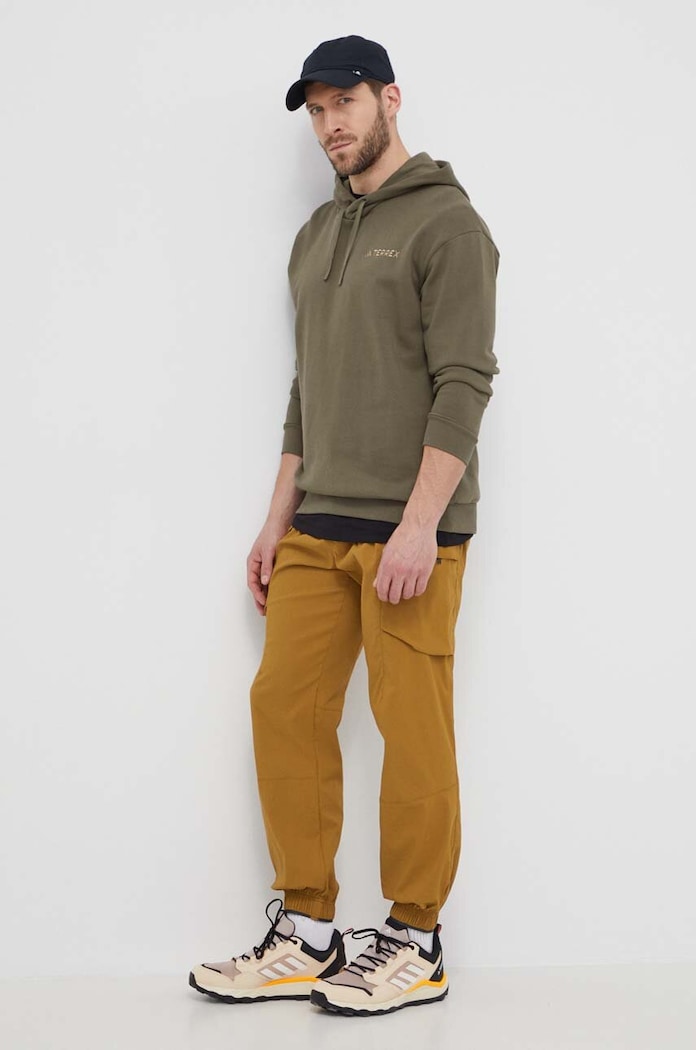 Pulover od trenirke adidas TERREX IN4716 zelena SS24