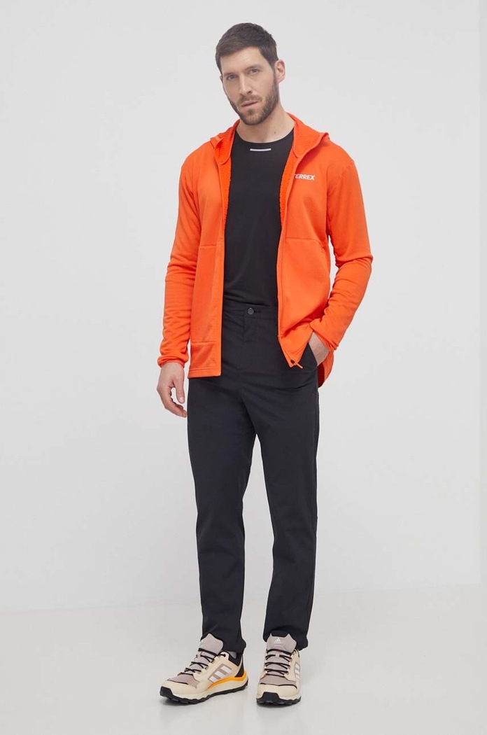 Športová mikina adidas TERREX Xperior IQ3720 oranžová SS24