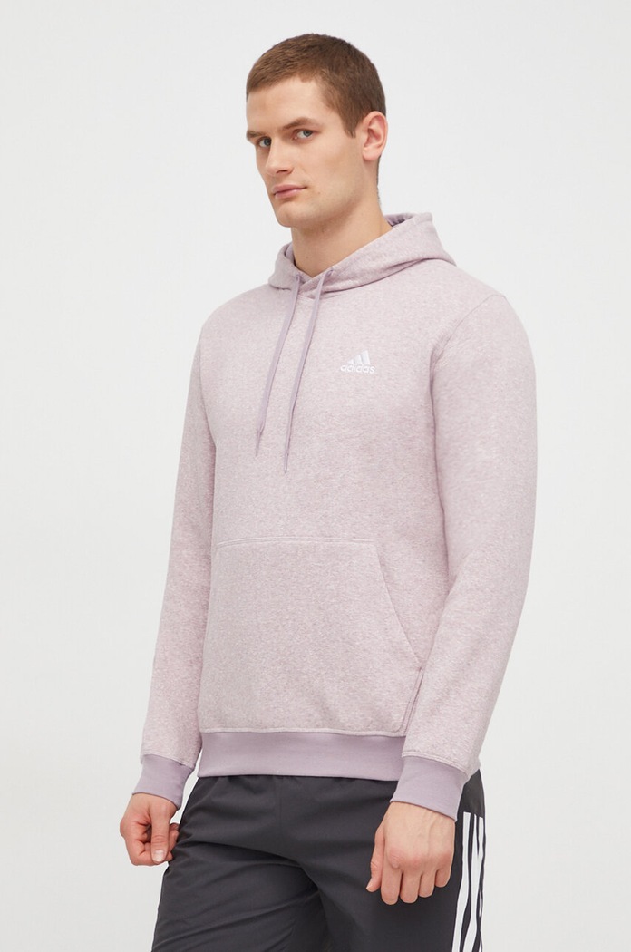 Суичър adidas с качулка розов IR5313