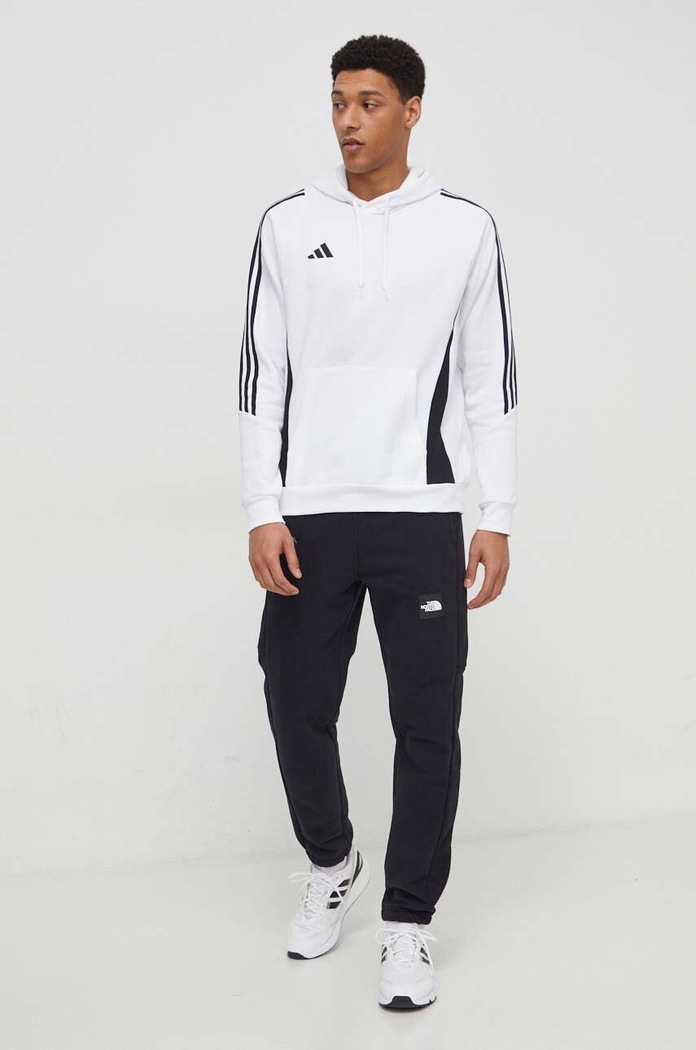 Tepláková mikina adidas Performance Tiro 24 IR7547 bílá AW24
